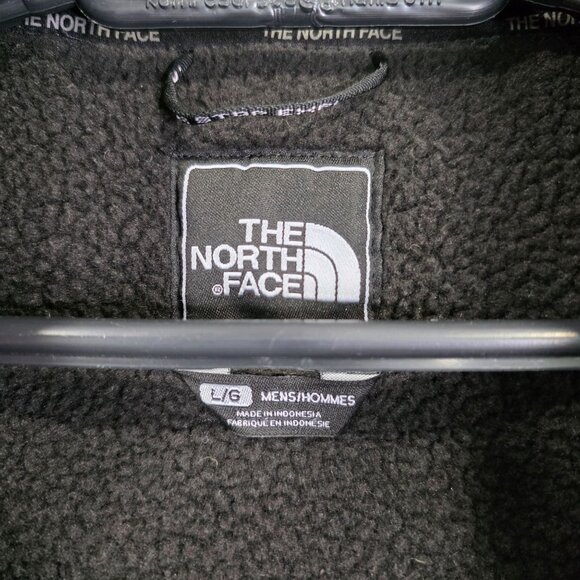 Mens Black The North Face Denali Polartec Fleece Jacket Full Zip Mock Neck L - Picture 6 of 11